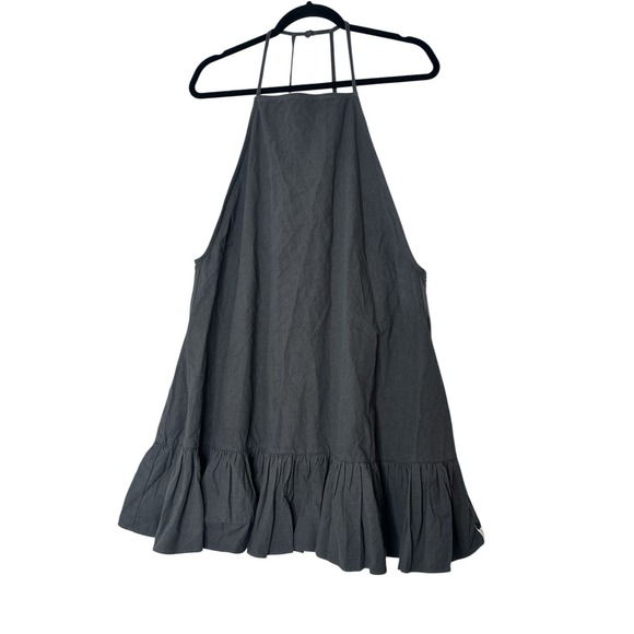 Free People‎ ONE TEASPOON Mini Dress The Icon Dress Women's Large Linen Blend - Picture 1 of 8